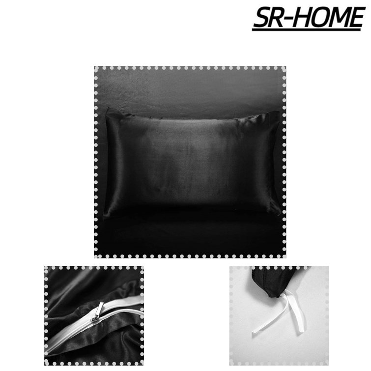 SRHOME 3 Piece Satin Duvet Cover Set Bedding Sets Queen Wayfair Canada